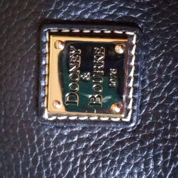 Dooney & Bourke Large Black Pebbled Grain Leather Tote Bag Purse. - Picture 8 of 14